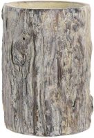   Kaspó DKD Home Decor Törzs Szürke Cement (12 x 12 x 18 cm) 