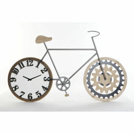 Falióra DKD Home Decor 108 x 6,4 x 63,5 cm Természetes Fekete Kerékpár Fém Fa MDF MOST 64953 HELYETT 41099 Ft-ért!