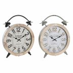   настолен часовник DKD Home Decor 41 x 6,5 x 52,5 cm Kristály Természetes Fekete Szürke Vas Vintage Fa MDF (2 egység) MOST 61797 HELYETT 39106 Ft-ért!