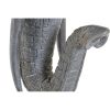 Dekoratív Figura DKD Home Decor Elefánt Fekete Szürke Fém Gyanta (40 x 28 x 56 cm) MOST 80282 HELYETT 50805 Ft-ért!