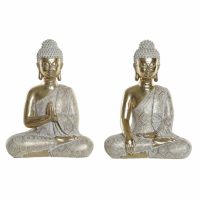   Dekoratív Figura DKD Home Decor FZ-93784 Aranysàrga Buddha Gyanta (22 x 12 x 30 cm) (2 egység) MOST 35199 HELYETT 19090 Ft-ért!