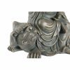 Dekoratív Figura DKD Home Decor 38 x 25 x 43 cm Fekete Aranysàrga Buddha Sötét szürke Keleti modern MOST 25005 HELYETT 14634 Ft-ért!