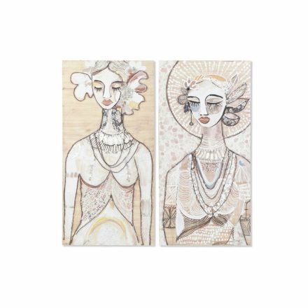 Kép DKD Home Decor 60 x 3,7 x 120 cm Hölgy Gyarmati (2 egység) MOST 94420 HELYETT 59751 Ft-ért!