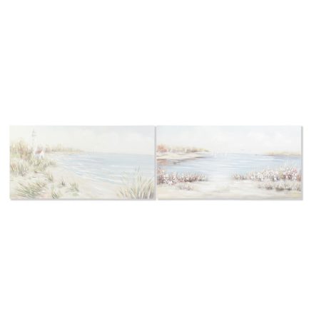 Kép DKD Home Decor 140 x 3,7 x 70 cm Strand Mediterrán (2 egység) MOST 141298 HELYETT 90622 Ft-ért!