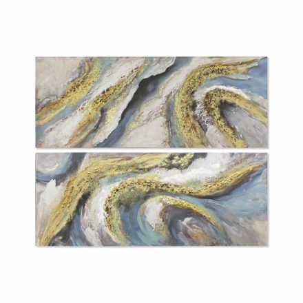 Kép DKD Home Decor 150 x 3 x 60 cm Absztrakt modern (2 egység) MOST 91365 HELYETT 57816 Ft-ért!