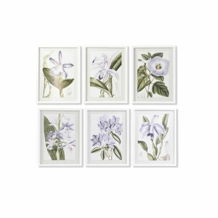 Kép DKD Home Decor 40 x 2 x 54 cm цветя Shabby Chic (6 Darabok) MOST 147369 HELYETT 94516 Ft-ért!