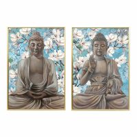   Kép DKD Home Decor 51,5 x 3,5 x 71,5 cm Buddha Keleti (2 egység) MOST 57535 HELYETT 33674 Ft-ért!