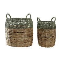   Kosár készlet DKD Home Decor Rattan (33 x 33 x 40 cm) MOST 61874 HELYETT 36213 Ft-ért!