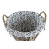 Kosár DKD Home Decor 44 x 44 x 42 cm Poliészter vesszőfonás MOST 24479 HELYETT 14328 Ft-ért!