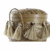 Kosár készlet DKD Home Decor 39 x 39 x 55 cm Bambusz Rojtok Boho MOST 160015 HELYETT 102627 Ft-ért!