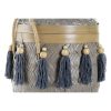 Kosár készlet DKD Home Decor 39 x 39 x 55 cm Bambusz Rojtok Boho MOST 160015 HELYETT 102627 Ft-ért!