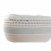 Kosár készlet DKD Home Decor Fehér Fekete Narancszín 52 x 43 x 25 cm MOST 56770 HELYETT 35923 Ft-ért!