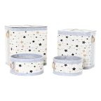   Kosár Szett DKD Home Decor Csillagok Bambusz Filc (41 x 31 x 42 cm) (4 Darabok) MOST 81744 HELYETT 51731 Ft-ért!