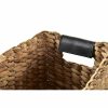Kosár készlet DKD Home Decor Fehér Fekete Természetes Fehér/Fekete Poliuretán Fa Fém Természetes rost Gyarmati 30 x 40 cm 32 x 2 MOST 69570 HELYETT 44026 Ft-ért!