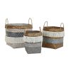 Kosár készlet DKD Home Decor 49 x 49 x 57 cm Bambusz Boho MOST 121421 HELYETT 76840 Ft-ért!