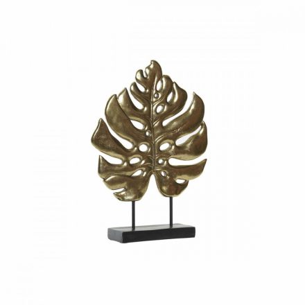 Dekoratív Figura DKD Home Decor 25,5 x 6 x 34 cm Fekete Aranysàrga Trópusi Növényi levél MOST 22344 HELYETT 13080 Ft-ért!