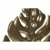Dekoratív Figura DKD Home Decor 25,5 x 6 x 34 cm Fekete Aranysàrga Trópusi Növényi levél MOST 22344 HELYETT 13080 Ft-ért!