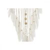 Dream catcher (álomszűrő) DKD Home Decor Tollak Pamut Fehér Rattan Boho (52 x 1 x 145 cm) (1) MOST 36576 HELYETT 21405 Ft-ért!