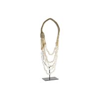   Dekoratív Figura DKD Home Decor Nyaklánc Vas Kagylók (21 x 10 x 62 cm) MOST 51139 HELYETT 29929 Ft-ért!