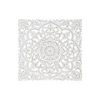   Fali Dekoráció DKD Home Decor Fehér Mandala Indiai Férfi Antik kivitelben Decapé 90 x 4 x 90 cm MOST 64891 HELYETT 41066 Ft-ért!