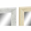 Falitükör DKD Home Decor Barna Szürke Természetes Sötét szürke Trópusi Növényi levél 56 x 2 x 76 cm (4 egység) MOST 69323 HELYETT 47424 Ft-ért!