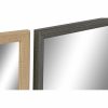 Falitükör DKD Home Decor Fehér Barna Szürke Természetes 56 x 2 x 76 cm (4 egység) MOST 69323 HELYETT 47424 Ft-ért!