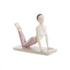   Dekoratív Figura DKD Home Decor Rózsaszín Yoga Scandi 16 x 6 x 13 cm MOST 12530 HELYETT 7499 Ft-ért!