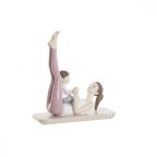   Dekoratív Figura DKD Home Decor Rózsaszín Yoga Scandi 15,5 x 6,5 x 17 cm MOST 13991 HELYETT 8375 Ft-ért!
