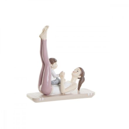 Dekoratív Figura DKD Home Decor Rózsaszín Yoga Scandi 15,5 x 6,5 x 17 cm MOST 13991 HELYETT 8375 Ft-ért!