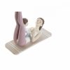 Dekoratív Figura DKD Home Decor Rózsaszín Yoga Scandi 15,5 x 6,5 x 17 cm MOST 13991 HELYETT 8375 Ft-ért!