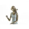 Dekoratív Figura DKD Home Decor Kék Aranysàrga Hölgy 13 x 8,5 x 17,5 cm MOST 12352 HELYETT 7391 Ft-ért!