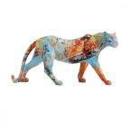   Dekoratív Figura DKD Home Decor 29,5 x 8,5 x 15 cm Leopárd Többszínű modern MOST 20542 HELYETT 12021 Ft-ért!