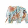 Dekoratív Figura DKD Home Decor Elefánt Gyanta Többszínű (37,5 x 17,5 x 26 cm) MOST 48610 HELYETT 28449 Ft-ért!