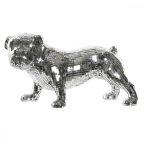   Dekoratív Figura DKD Home Decor Angol Ezüst színű Bulldog Gyanta modern (45,5 x 21,5 x 25 cm) MOST 76075 HELYETT 57254 Ft-ért!