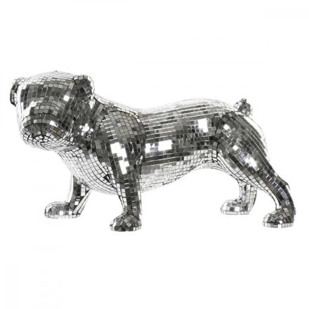 Dekoratív Figura DKD Home Decor Angol Ezüst színű Bulldog Gyanta modern (45,5 x 21,5 x 25 cm) MOST 92765 HELYETT 58701 Ft-ért!