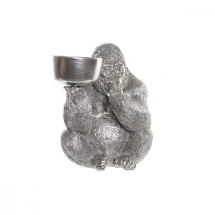 Dekoratív Figura DKD Home Decor Ezüst színű Gyanta Gorilla (32 x 26,5 x 36 cm) MOST 54225 HELYETT 31731 Ft-ért!