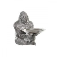   Dekoratív Figura DKD Home Decor Ezüst színű Gyanta Gorilla (38 x 55 x 52 cm) MOST 99254 HELYETT 62810 Ft-ért!