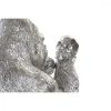 Dekoratív Figura DKD Home Decor Ezüst színű Gyanta Gorilla (38,5 x 33 x 43,5 cm) MOST 68108 HELYETT 43100 Ft-ért!