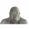 Dekoratív Figura DKD Home Decor Ezüst színű Gyanta Gorilla (46 x 40 x 61 cm) MOST 117066 HELYETT 74087 Ft-ért!