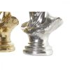 Dekoratív Figura DKD Home Decor 24,5 x 17,5 x 36 cm Ezüst színű Aranysàrga mellszobor Neoklasszikus (2 egység) MOST 55068 HELYETT 32227 Ft-ért!