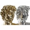 Dekoratív Figura DKD Home Decor 24,5 x 17,5 x 36 cm Ezüst színű Aranysàrga mellszobor Neoklasszikus (2 egység) MOST 55068 HELYETT 32227 Ft-ért!