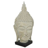   Dekoratív Figura DKD Home Decor Szürke Buddha Gyanta (33 x 34 x 65 cm) MOST 74172 HELYETT 55815 Ft-ért!