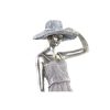 Dekoratív Figura DKD Home Decor Hölgy Ezüst színű Kerékpár Fém Gyanta (27,5 x 9,5 x 34,5 cm) MOST 30597 HELYETT 17908 Ft-ért!