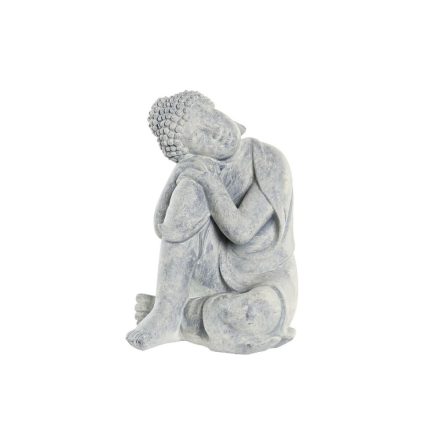Dekoratív Figura DKD Home Decor Szürke Világos szürke Buddha Keleti 18 x 14 x 23 cm MOST 14540 HELYETT 8706 Ft-ért!