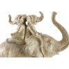 Dekoratív Figura DKD Home Decor 24 x 10 x 25,5 cm Elefánt Aranysàrga Gyarmati MOST 17611 HELYETT 10541 Ft-ért!