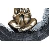 Dekoratív Figura DKD Home Decor Fekete Aranysàrga Szerzetes Keleti 20,8 x 6,5 x 18,5 cm (2 egység) MOST 26923 HELYETT 15758 Ft-ért!