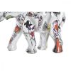 Dekoratív Figura DKD Home Decor Fehér Többszínű Elefánt Gyarmati 11 x 5 x 9 cm MOST 8585 HELYETT 4820 Ft-ért!