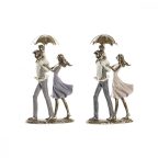   Dekoratív Figura DKD Home Decor Esernyő Fém Réz Gyanta modern Család (17,5 x 8,5 x 31 cm) (2 egység) MOST 52872 HELYETT 34757 Ft-ért!