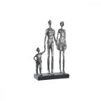   Dekoratív Figura DKD Home Decor Ezüst színű Fekete Gyanta modern Család (26 x 11,5 x 41,5 cm) MOST 46313 HELYETT 30450 Ft-ért!