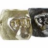 Dekoratív Figura DKD Home Decor 20 x 24,5 x 18,5 cm Ezüst színű Aranysàrga Gyarmati Gorilla (2 egység) MOST 40025 HELYETT 23422 Ft-ért!